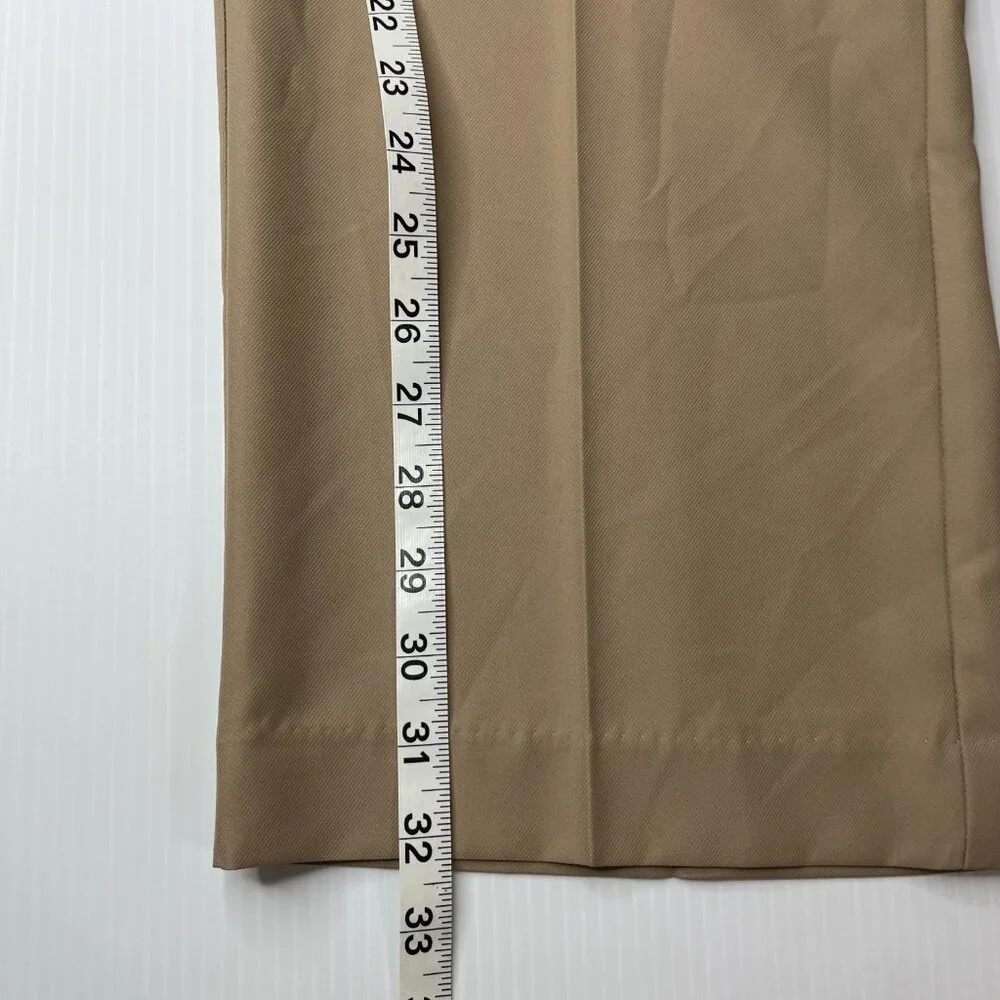 Callaway Golf Pants Mens 35x32 Khaki Performance Stretch Flat Front NWT